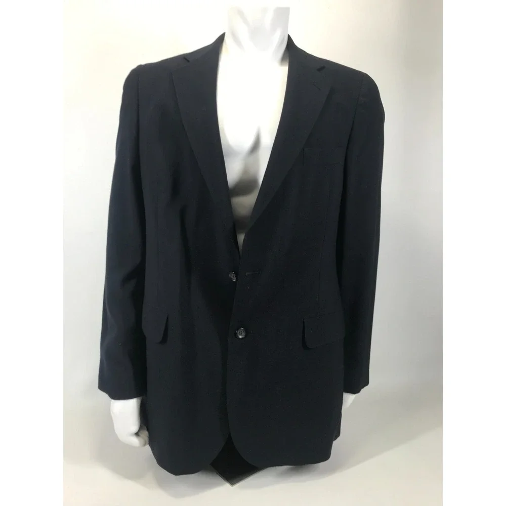 Chaps Ralph Lauren Mens Black Suit Set 44
